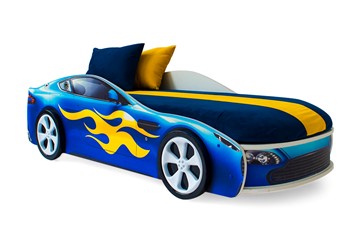 Детская кровать-машина Бондимобиль синий в Брянске