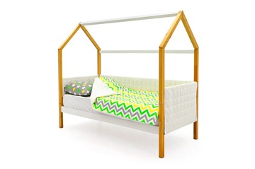 Кровать-домик в детскую «Svogen белая-дерево» мягкая в Брянске