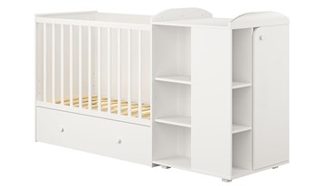 Детская кровать-шкаф с комодом POLINI Kids Ameli 800 Белый, серия AMELI в Брянске