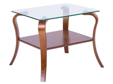 Стеклянный столик Мебелик Шарм (вишня) в Брянске