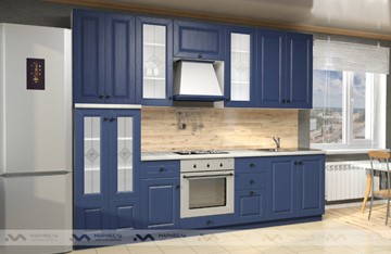 Модульный кухонный гарнитур Вена 2800, цвет Синий в Брянске
