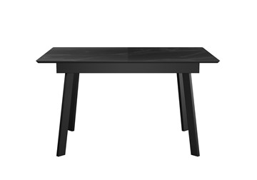 Керамический обеденный стол DikLine SKH125 Керамика Черный мрамор/подстолье черное/опоры черные (2 уп.) в Брянске