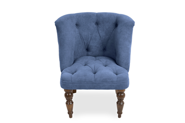 Кресло Бриджит синий ножки коричневые в Брянске