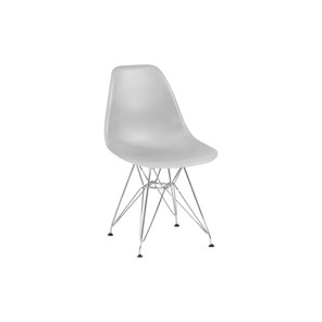 Обеденный стул derstuhl DSL 110 Chrom (светло-серый) в Брянске