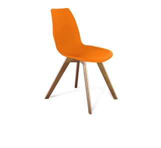 Обеденный стул SHT-ST29/S39 (оранжевый ral2003/светлый орех) в Брянске