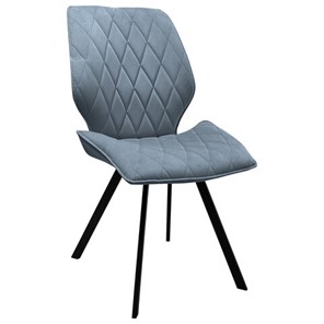 Обеденный стул BRABIX "Rombo CF-077", велюр серый, каркас металлический усиленный черный, 532776 в Брянске