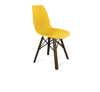 Кухонный стул SHT-ST29/S70 (желтый ral 1021/темный орех/черный) в Брянске