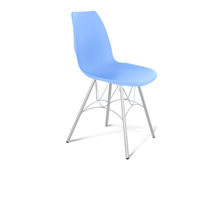 Обеденный стул SHT-ST29/S100 (голубой pan 278/хром лак) в Брянске