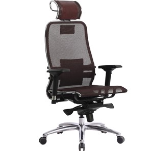 Офисное кресло Samurai S-3.04, темно-бордовый в Брянске