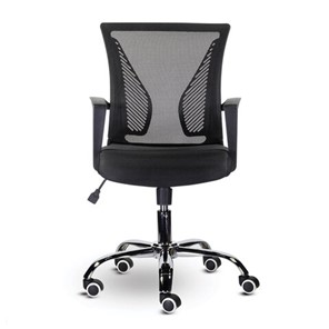 Офисное кресло Brabix Wings MG-304 (пластик черный, хром, сетка, черное) 532016 в Брянске