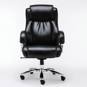 Офисное кресло Brabix Premium Status HD-003 (рециклированная кожа, хром, черное) 531821 в Брянске