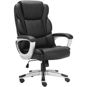 Компьютерное кресло Brabix Premium Rest EX-555 (пружинный блок, экокожа, черное) 531938 в Брянске