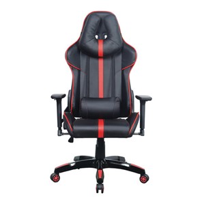 Кресло компьютерное Brabix GT Carbon GM-120 (две подушки, экокожа, черное/красное) 531931 в Брянске
