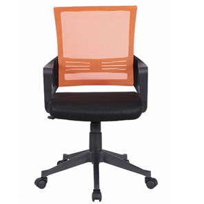 Офисное кресло Brabix Balance MG-320 (с подлокотниками, комбинированное черное/оранжевое) 531832 в Брянске