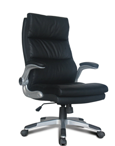Офисное кресло BRABIX "Fregat EX-510", рециклированная кожа, черное, 530863 в Брянске