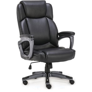 Офисное кресло Brabix Premium Favorite EX-577 (пружинный блок, рециклированная кожа, черное) 531934 в Брянске