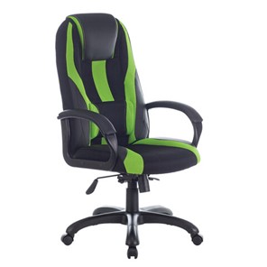 Компьютерное кресло Brabix Premium Rapid GM-102 (экокожа/ткань, черное/зеленое) 532419 в Брянске