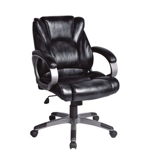 Офисное кресло BRABIX "Eldorado EX-504", экокожа, черное, 530874 в Брянске