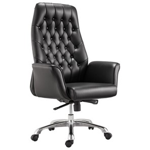 Офисное кресло BRABIX PREMIUM "Legacy EX-750", синхромеханизм, алюминий, экокожа, черное, 532492 в Брянске