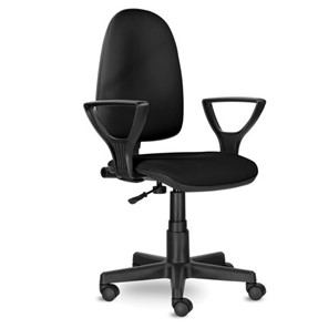 Офисное кресло Brabix Prestige Ergo MG-311 (регулируемая эргономичная спинка, кожзам, черное) 531877 в Брянске