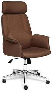Кресло компьютерное CHARM ткань, коричневый/коричневый , F25/ЗМ7-147 арт.13340 в Брянске