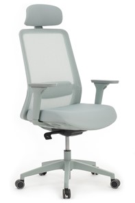Кресло офисное Design WORK W-218C, Голубой в Брянске