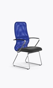 Офисное кресло Метта Ergolife Sit 8 B2-9K - X1+Extra (Синий-Черный) в Брянске