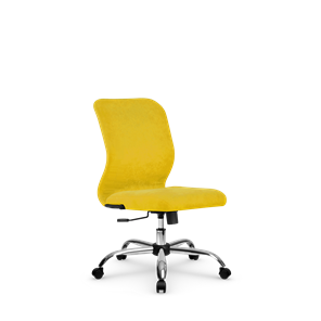 Кресло компьютерное SU-Mr-4/подл.000/осн.003 желтый в Брянске