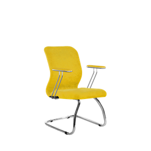 Кресло компьютерное SU-Mr-4/подл.078/осн.007 желтый в Брянске