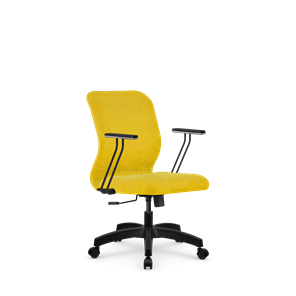 Кресло офисное SU-Mr-4/подл.110/осн.001 желтый в Брянске
