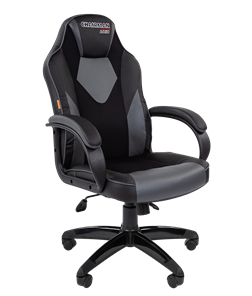 Кресло компьютерное CHAIRMAN GAME 17, цвет черный / серый в Брянске