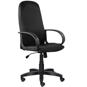 Кресло офисное Brabix Praktik EX-279 (ткань JP/кожзам, черное) 532019 в Брянске