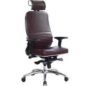 Кресло офисное Samurai KL-3.04, темно-бордовый в Брянске