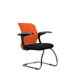 Офисный стул SU-M-4/подл.160/осн.007, Оранжевый/Черный в Брянске