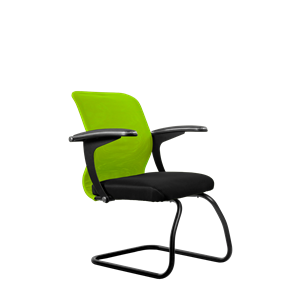 Офисный стул SU-M-4/подл.160/осн.008, Зеленый/Черный в Брянске