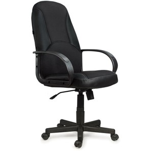 Офисное кресло Brabix BRABIX "City EX-512", кожзаменитель черный, ткань черная, TW, 531407 в Брянске