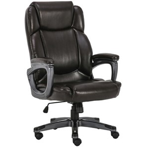 Кресло Brabix Premium Favorite EX-577 (пружинный блок, рециклир. кожа, коричневое) 531936 в Брянске