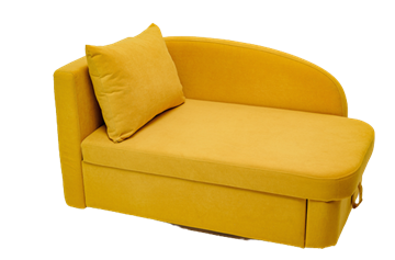 Мягкий диван левый Тедди желтый в Брянске