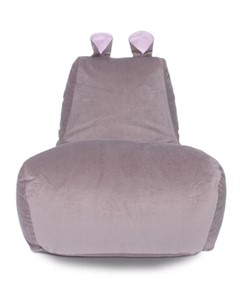 Кресло-мешок Бегемот кофе/розовый в Брянске