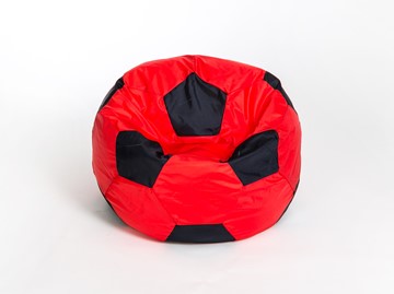 Кресло-мешок Мяч большой, красно-черный в Брянске