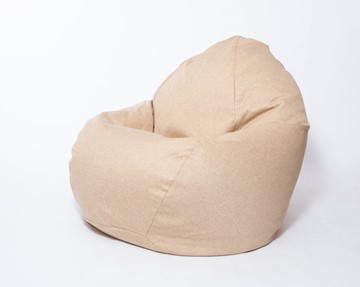 Кресло-мешок Макси, рогожка, 150х100, песочное в Брянске