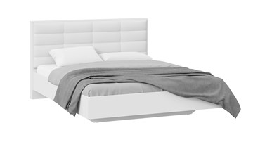 Мягкая кровать Агата тип 1 (Белый) в Брянске