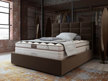 Кровать Chocolate Compact/Island M 160х200, Микровелюр (Manhattan Лесной каштан) в Брянске