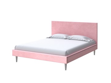 Кровать спальная Claro 160х200, Велюр (Casa Жемчужно-розовый) в Брянске