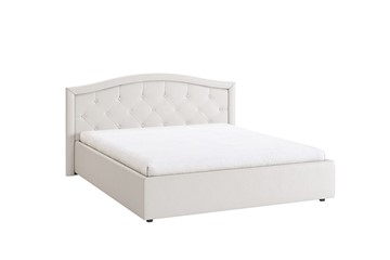 Двуспальная кровать Верона 1,6 белый (экокожа) в Брянске