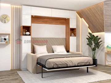 Кровать-шкаф с диваном DetalMaster Аделина 1400х2000 в Брянске