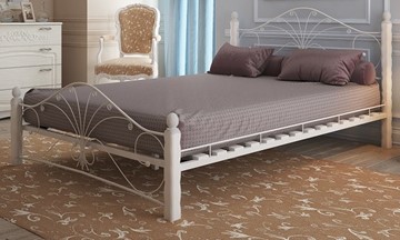 Кровать двуспальная Фортуна 1, 1600, белый/белый в Брянске