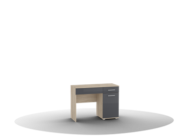 Косметический стол Silvia, Ст-01, цвет фасада антрацит в Брянске