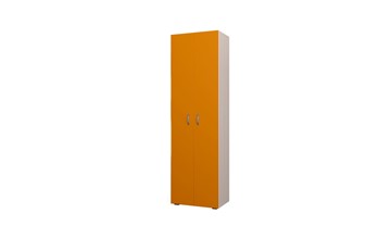 Детский двухдверный шкаф 600 ДО Млечный дуб, Оранжевый в Брянске