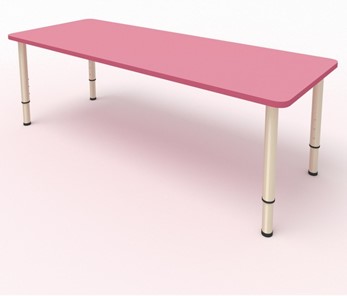Стол для детей 2-местный  (по одну сторону столешн.) СДО-2 (0-3) розовый в Брянске